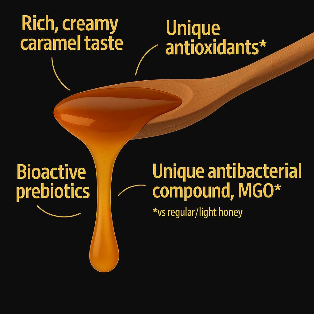 Raw Mānuka Honey Jar (4oz)